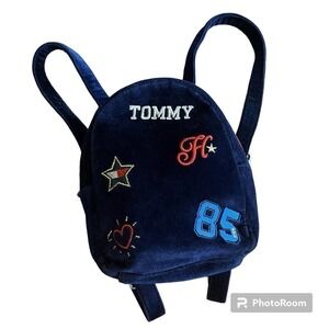Tommy Hilfiger Women's Mini Velvet Backpack